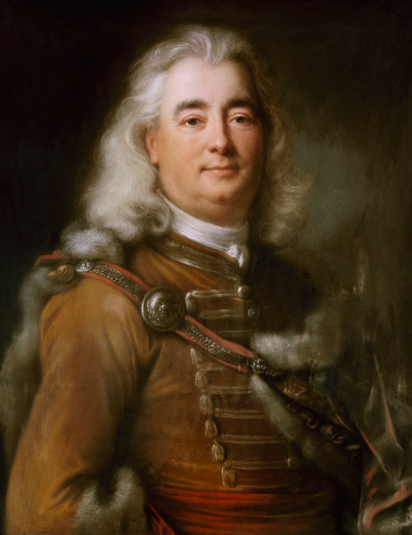 Portrait of the Ladislaus Vetes (or Környesi) pastel a Joseph Vivien