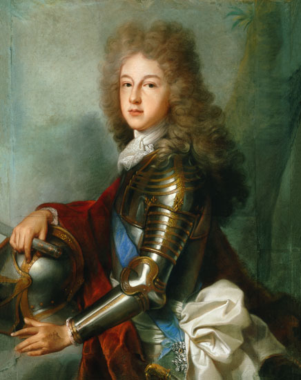 Portrait of Philipp of France (since 1700 as a Philipp V. king of Spain) a Joseph Vivien