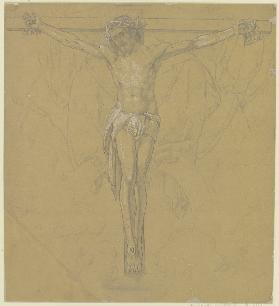 Christus am Kreuz (Fragment einer Dreifaltigkeitsdarstellung)