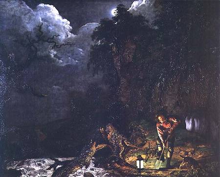 The Earthstopper on the Banks of the Derwent a Joseph Wright of Derby