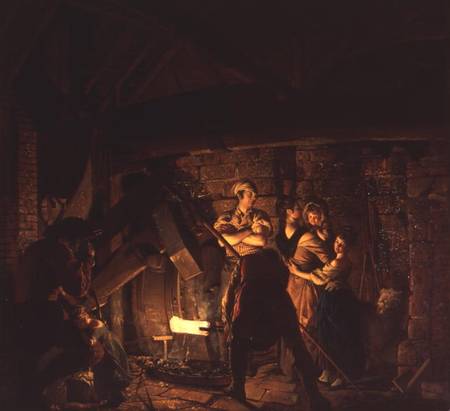 The Iron Forge a Joseph Wright of Derby