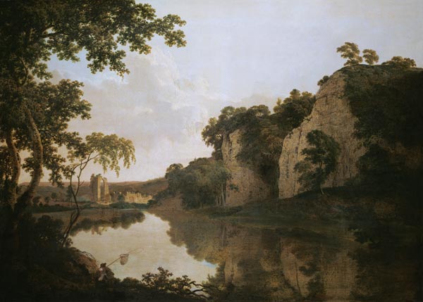Landscape with Dale Abbey a Joseph Wright of Derby