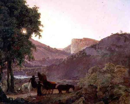 Landscape a Joseph Wright of Derby