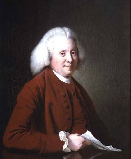 Samuel Crompton (c.1720-82) c.1780  (pair of 72373) a Joseph Wright of Derby