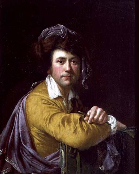 Self Portrait at the age of about Forty a Joseph Wright of Derby