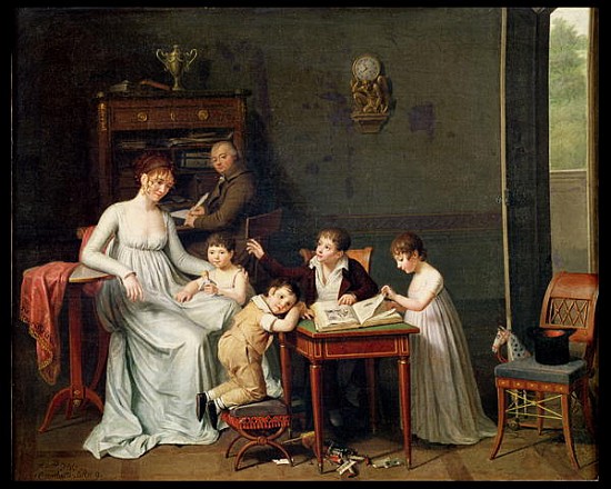 Portrait of a Family, 1800-01 a Joseph Marcellin Combette