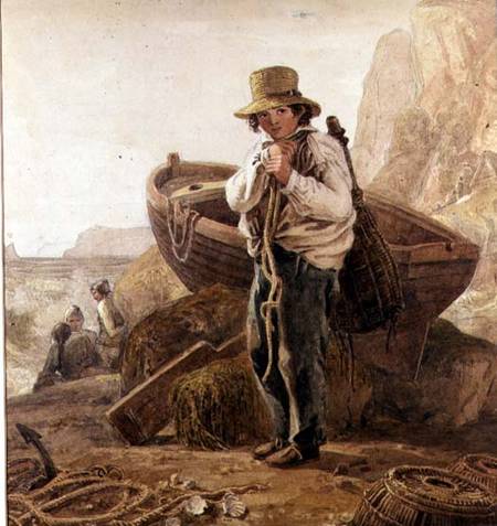 The Young Fisherboy a Joshua Cristall