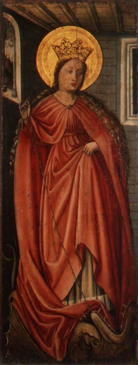 St. Margaret, right hand panel of polyptych a Jost Amman