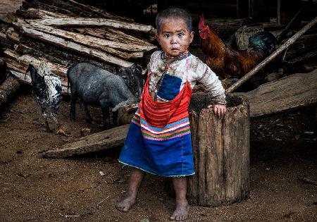 Ann tribe child-Myanmar