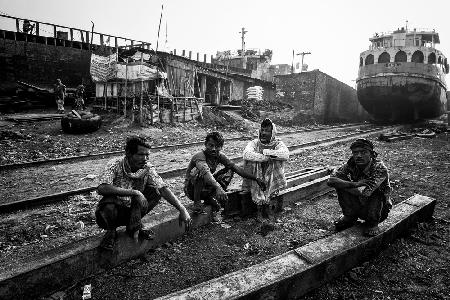 At the shipyard - Bangladesh