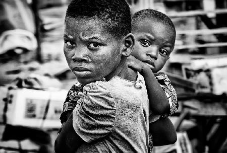 In a market in Benin