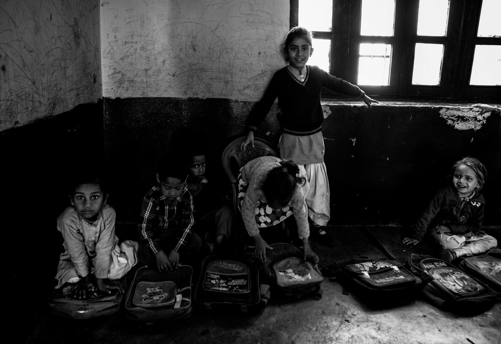 Children at school - Ladakh - India a Joxe Inazio Kuesta Garmendia