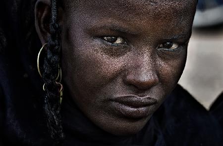 Peul woman at the gerewol festival - Niger