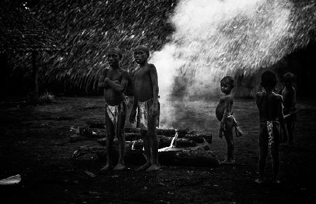 Ritual of fire-I (Jaramaja, Espiritu Santo island, Vanuatu)