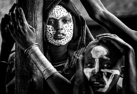 Surma tribe people - Ethiopia