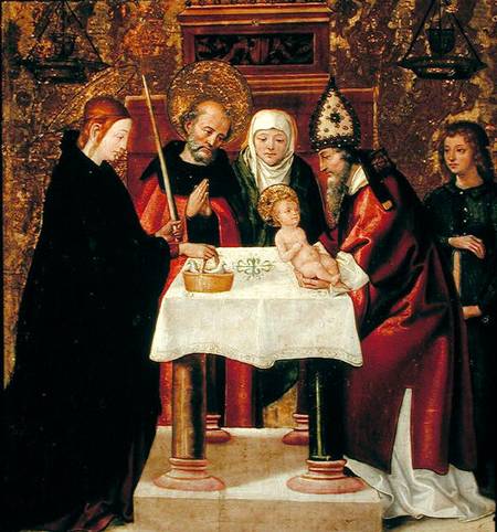 The Circumcision and The Presentation in the Temple a Juan  de Borgona
