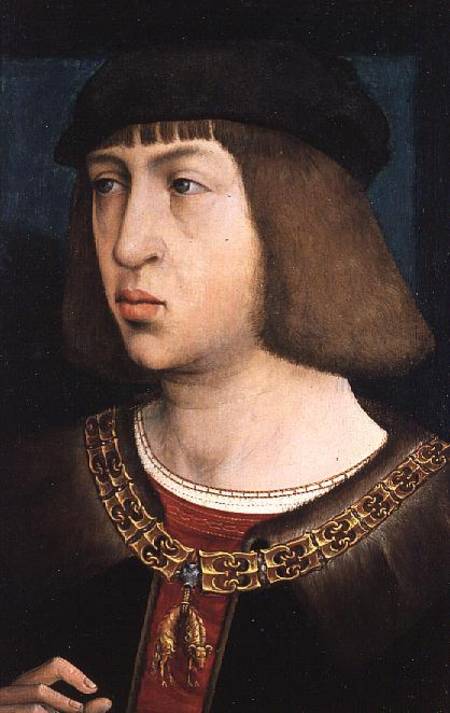 Philip I of Spain (1478-1506), son of Maximilian I (1459-1519) and Maria of Burgundy (1457-82) a Juan de Flandes
