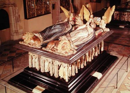 Tomb of John the Fearless (1371-1419) and Margaret of Bavaria (1376-1434) Duke and Duchess of Burgun a Juan de la Huerta
