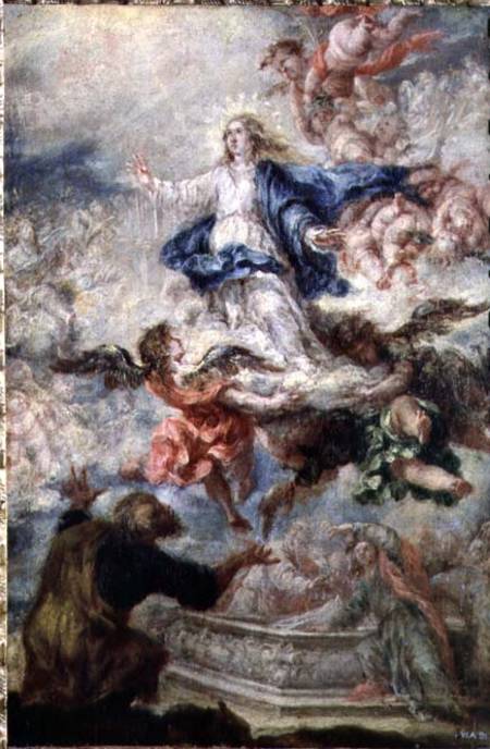 Assumption of the Virgin Mary a Juan de Valdes Leal