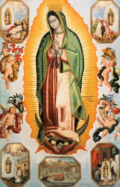 The Virgin of Guadalupe a Juan de Villegas