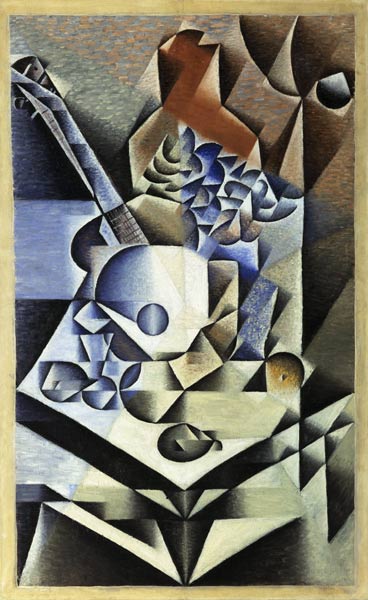 Still Life with Flowers (Guitar and Flowers) a Juan Gris