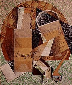 La boutaille de Banyuls. a Juan Gris