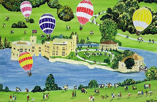 Ballooning at Leeds Castle  a Judy  Joel