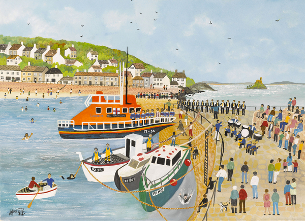 Blessing of the Lifeboat at Mousehole a Judy  Joel