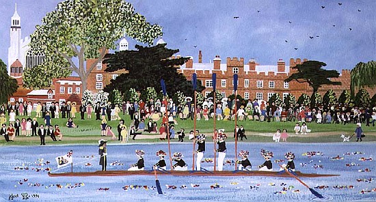 The Procession of Boats at Eton College  a Judy  Joel