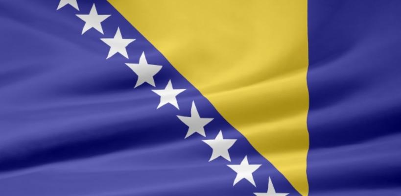Bosnien und Herzegowina Flagge a Juergen Priewe