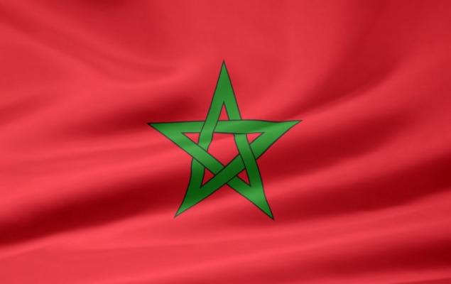 Marokkanische Flagge a Juergen Priewe