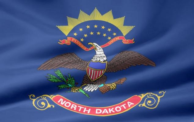 North Dakota Flagge a Juergen Priewe