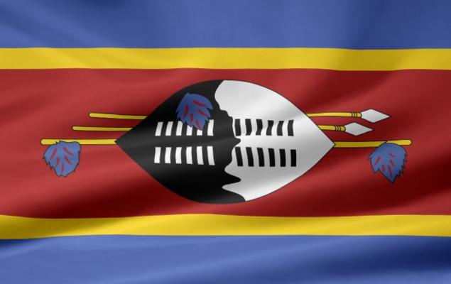 Swaziland Flagge a Juergen Priewe