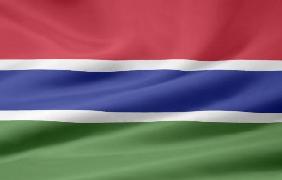 Gambische Flagge