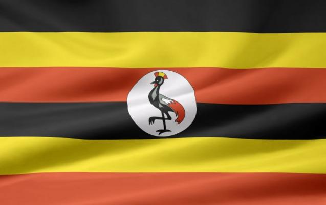 Uganda Flagge a Juergen Priewe