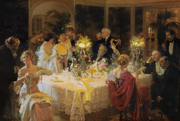 The End of Dinner a Jules Alexandre Grun