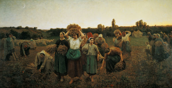 Calling in the Gleaners a Jules Breton