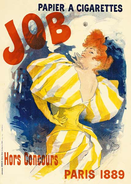 Poster for job cigarettes a Jules Chéret