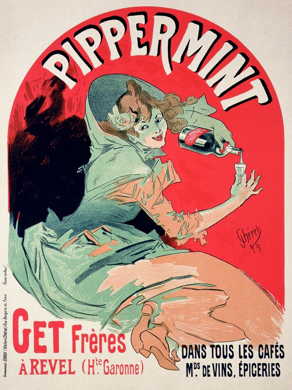 Pippermint (Advertising Poster) a Jules Chéret