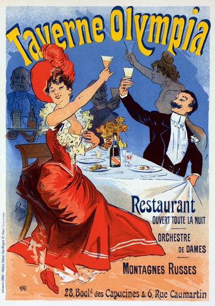 Taverne Olympia (Poster) a Jules Chéret