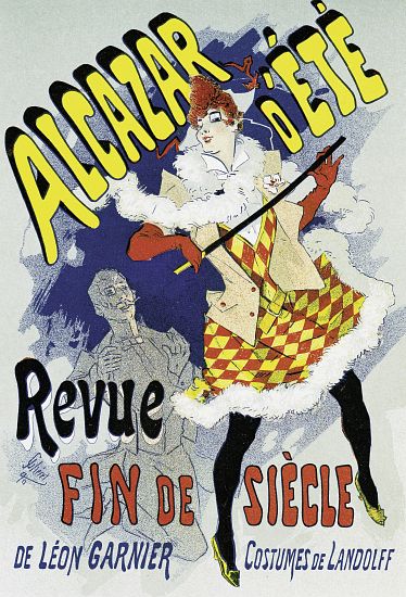 Poster advertising a show a Jules Chéret