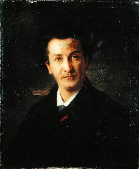Portrait of Francois Coppee (1842-1908) a Jules Emmanuel Valadon
