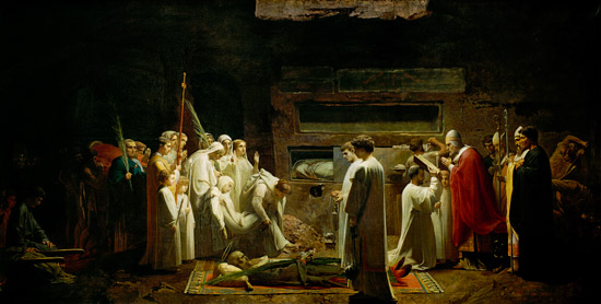 The Martyrs in the Catacombs a Jules Eugene Lenepveu