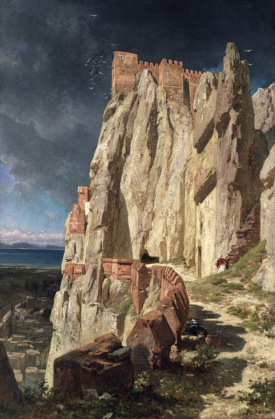 The Rock of Vann, Kurdistan a Jules Joseph Augustin Laurens