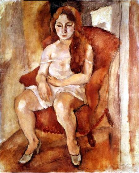Seated Woman a Jules Pascin