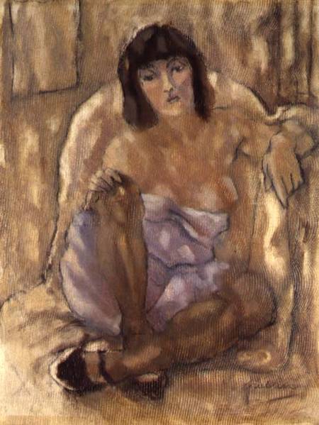 Seated Woman a Jules Pascin