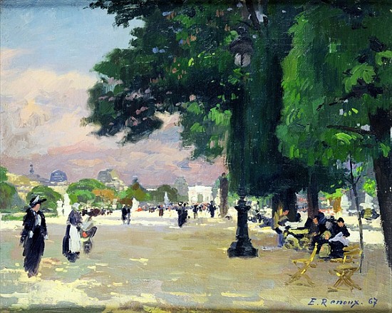 The Tuileries a Jules Ernest Renoux