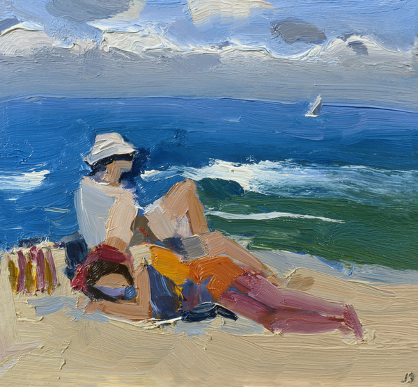 Figures by the Sea, St Ives a Julian Bailey
