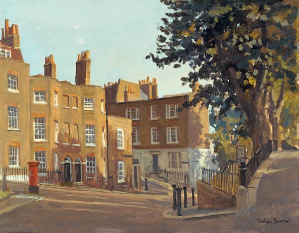Holly Hill, Hampstead (oil on canvas)  a Julian  Barrow