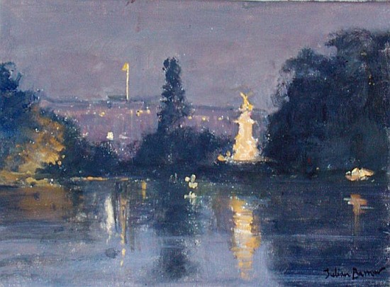 Buckingham Palace - Night (oil on canvas)  a Julian  Barrow